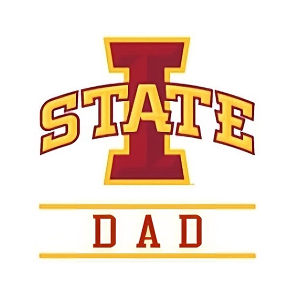 I-State Dad Vinyl Decal (3.5" x 3.5")